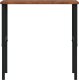 vidaXL vidaXL Stolik roboczy, ciemny brąz, 100x60x(71,5-98) cm, drewno dębowe 3