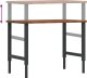 vidaXL vidaXL Stolik roboczy, ciemny brąz, 100x60x(71,5-98) cm, drewno dębowe 8
