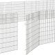 vidaXL vidaXL Kojec dla zwierząt, 48 paneli, 54x80 cm, galwanizowane żelazo 5