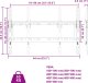 vidaXL vidaXL Uchwyt sufitowy na TV 26-63'', rozstaw VESA 600x400 mm, 50 kg 7