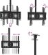 vidaXL vidaXL Uchwyt sufitowy na TV 32-65'', rozstaw VESA 400x400 mm, 40 kg 6