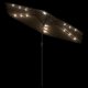 vidaXL vidaXL Parasol ogrodowy z LED, stalowy słupek, brązowy, 288x288x225 cm 8