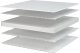 vidaXL vidaXL Materac z pianką memory, biały, 70x200x17 cm 6