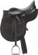 Kerbl Kerbl Siodło na kucyka, skórzane, czarne 1