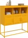 vidaXL vidaXL Szafka, musztardowa, 100,5x39x107 cm, stal walcowana na zimno 4