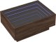 vidaXL Stolik kawowy z LED, brązowy dąb, 70x50x30 cm 3