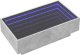 vidaXL Stolik kawowy z LED, szarość betonu, 90x50x30 cm 3