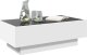 vidaXL Stolik kawowy z LED, biały, 90x50x30cm 5