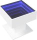 vidaXL Stolik kawowy z LED, biały 50x50x45 cm 3