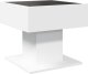 vidaXL Stolik kawowy z LED, biały 50x50x45 cm 8