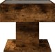 vidaXL Stolik kawowy z LED, opalany dąb, 50x50x45 cm 7