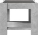 vidaXL Stolik kawowy z LED, szarość betonu, 53x53x45 cm 6