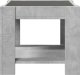 vidaXL Stolik kawowy z LED, szarość betonu, 53x53x45 cm 7