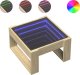vidaXL Stolik kawowy z LED Infinity, dąb sonoma, 50x53x30 cm 2