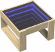 vidaXL Stolik kawowy z LED Infinity, dąb sonoma, 50x53x30 cm 3