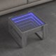 vidaXL Stolik kawowy z LED Infinity, szary dąb sonoma, 50x53x30 cm 1