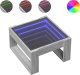 vidaXL Stolik kawowy z LED Infinity, szary dąb sonoma, 50x53x30 cm 2