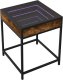 vidaXL Stolik kawowy z LED Infinity, przydymiony dąb, 40x40x51 cm 3