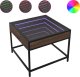 vidaXL Stolik kawowy z LED Infinity, brązowy dąb, 50x50x41 cm 2