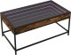 vidaXL Stolik kawowy z LED Infinity, przydymiony dąb, 90x50x41 cm 3