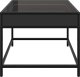 vidaXL Stolik kawowy z LED Infinity, czarny, 50x50x41 cm 7