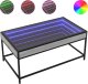 vidaXL Stolik kawowy z LED Infinity, szary dąb sonoma, 90x50x41 cm 2