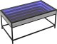 vidaXL Stolik kawowy z LED Infinity, szary dąb sonoma, 90x50x41 cm 3