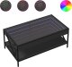 vidaXL vidaXL Stolik kawowy z LED Infinity, czarny, 90x50x38 cm 1