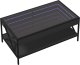 vidaXL vidaXL Stolik kawowy z LED Infinity, czarny, 90x50x38 cm 2