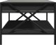 vidaXL vidaXL Stolik kawowy z LED Infinity, czarny, 90x50x38 cm 6