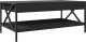 vidaXL vidaXL Stolik kawowy z LED Infinity, czarny, 90x50x38 cm 7