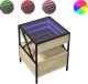 vidaXL Stolik kawowy z LED Infinity, dąb sonoma, 40x40x51 cm 2