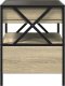 vidaXL Stolik kawowy z LED Infinity, dąb sonoma, 40x40x51 cm 7