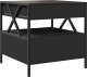 vidaXL Stolik kawowy z LED Infinity, czarny, 50x50x51 cm 9