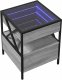 vidaXL Stolik kawowy z LED Infinity, szary dąb sonoma, 40x40x51 cm 3