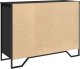 vidaXL vidaXL Szafka, czarna, 101x35,5x74,5 cm, materiał drewnopochodny 5