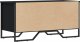 vidaXL vidaXL Szafka na buty, czarna, 90x38x45,5 cm, materiał drewnopochodny 5