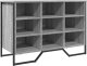 vidaXL vidaXL Szafka na buty, szary dąb sonoma, 90x38x61,5 cm 1