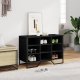 vidaXL vidaXL Szafka na buty, czarna, 90x38x61,5 cm, materiał drewnopochodny 2