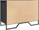 vidaXL vidaXL Szafka na buty, czarna, 90x38x61,5 cm, materiał drewnopochodny 5