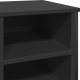 vidaXL vidaXL Szafka na buty, czarna, 90x38x61,5 cm, materiał drewnopochodny 6