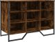 vidaXL vidaXL Szafka na buty, przydymiony dąb, 90x38x61,5 cm 1