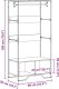 vidaXL vidaXL Szafa, dąb sonoma, 90x50x180 cm, materiał drewnopochodny 8