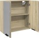 vidaXL vidaXL Szafka łazienkowa z lustrem, dąb sonoma, 64,5x20x66,5 cm 4