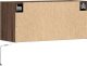 vidaXL vidaXL Ścienna szafka TV z LED, brązowy dąb, 80x31x35 cm 8