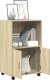 vidaXL vidaXL Szafka na kółkach, dąb sonoma, 55x40x91 cm 3