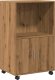 vidaXL vidaXL Szafka na kółkach, dąb artisian, 55x40x91 cm 2
