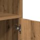 vidaXL vidaXL Szafka na kółkach, dąb artisian, 55x40x91 cm 8