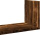 vidaXL vidaXL Półki ścienne, 3 szt., przydymiony dąb, 58x18x18 cm 7