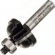 Frezarka Bosch Rounding cutter BOSCH HM, R=6.3 mm, l=14 mm, shank 8 mm, LOCK 1